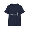 Airplane Silhouette T-Shirt — Minimal Travel Tee