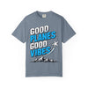 Good Planes Good Vibes T-Shirt — Retro Travel Graphic Tee