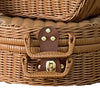 Souvenir Vintage Woven Rattan Suitcase