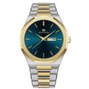 Business-Casual Steel-Chain Mens Watch