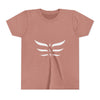 Youth Tee — 'FLY' Wing Graphic Kids T‑Shirt, Motivational Casual Top for Boys & Girls