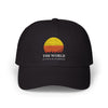 Vintage Sunset Dad Cap - "The World is Your Playground"