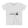 Youth Tee — “Mode On” Airplane Travel Kids T‑Shirt