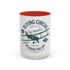 Flying Circus Adventure Coffee Mug, Travel Gift, Aviation Memories, Pilot Coffee Cup, Unique Airplane Mug