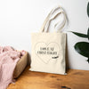 Tote Bag — "Love at First Flight" Canvas Travel Tote for Plane Lovers