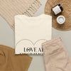 Love at First Flight T‑Shirt – Travel Plane Heart Tee