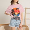 Let's Go Somewhere New T-Shirt - Retro Beach Sunset Travel Tee
