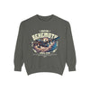 Retro-Inspired Graphic Sweatshirt, Casual Wear, Gifts for Him/Her, Comfortable Lounge Sweatshirt, Vintage Style Apparel