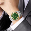 Mens Watch With A Steel Band Calendar Function