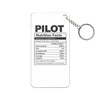 Pilot Nutrition Facts Keychain
