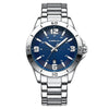 Waterproof Digital Quartz Watch With A Steel Band