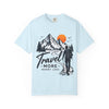 Travel More Worry Less T-Shirt — Mountain Hiker Adventure Tee