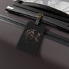 Travel Luggage Tag — Rose Gold World Map & Airplane