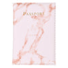 Marbling passport cover