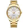 Business Mens Waterproof Round Pin-Strap Watch