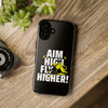 Dynamic Phone Case with Motivational Design - Aim High, Fly Higher!