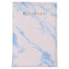 Marbling passport cover