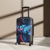 Travel Suitcase with World Map Design - Stylish Luggage for Adventurers