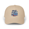 Explore Dream Discover Dad Cap - Adventure Inspired White Baseball Hat