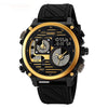 Mens Outdoor Exploration Multi-Function Waterproof Silicone Paracord Watch