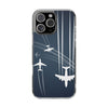 Aviation Clear Phone Case - Airplane Design, Travel Accessory, Unique Gift, Phone Cover, Aviation Enthusiast, Air Travel Lover