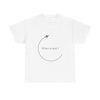 Travel Tee — “Where to next?” Airplane Graphic T‑Shirt