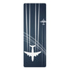 Airplane Trails Rubber Yoga Mat - Perfect for Travelers & Yoga Enthusiasts
