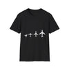 Airplane Silhouette T-Shirt — Minimal Travel Tee