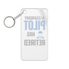 Retired Pilot Keychain Charm – "A Legendary Pilot Has Retired" Farewell Gift