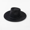 Ribbon Bow Fashion Casual Crown Top Wool Jazz Hat