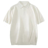 Mens Silk Lyocell Tencel Blend Short-Sleeve T-ShirtBlouse