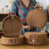 Souvenir Vintage Woven Rattan Suitcase
