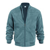 Men's Casual Plus Size Suede Zipper Men's Jacket