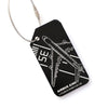 A380 Aluminum Alloy Boarding Pass Luggage Anti-lost Tag