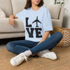 Airplane Love T-Shirt — Travel Lover Tee