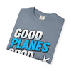 Good Planes Good Vibes T-Shirt — Retro Travel Graphic Tee