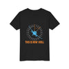 Youth Tee — 'This Is How I Roll' Airplane Speedometer Design