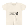 Youth Tee — “Mode On” Airplane Travel Kids T‑Shirt