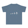 Plane Evolution Youth Tee — Aviation Graphic Shirt