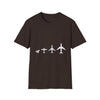 Airplane Silhouette T-Shirt — Minimal Travel Tee