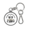 Keychain — "Aeronautics Was Neither, It Was A Miracle" Aviation Gift Keyring