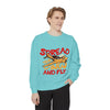 Unisex Garment-Dyed Sweatshirt - Spread Your Wings and Fly, Cozy Casual Wear, Perfect for Aviation Lovers, Gift Idea for Pilots, [...]