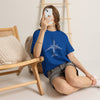 Aviation Word-Art Airplane T‑Shirt — Pilot & Travel Crew Gift