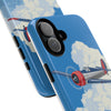 Vintage Airplane Phone Case | Tough Cases, Aviation Gift, Pilot Accessory, Cloud Design, Unique Phone Cover