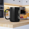 Flight Attendant Coffee Mug — 15oz Black Ceramic Gift for Cabin Crew
