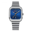 Unisex Square Couples Mesh-Strap Waterproof Watch