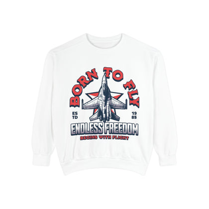 Born to Fly Sweatshirt – Unisex Garment-Dyed Fashion for Adventure Lovers, Perfect Gift for Aviators, Casual Wear, Travel Apparel, [...]