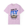 Born to Fly T-Shirt — Airplane Graphic Tee, "Sky Is Not The Limit" Aviation Pilot Shirt