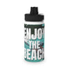 Beach Vibes Stainless Steel Water Bottle, Travel Tumbler, Summer Hydration, Fitness Gear, Outdoor Adventures, Gift for Beach Lovers