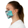 Beach Vibes Fabric Face Mask | Summer Accessory, Travel Gear, Fun In The Sun, Outdoor Activities, Gift For Beach Lovers